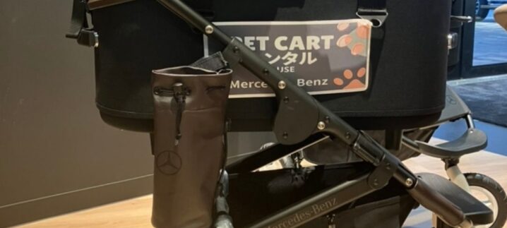Mercedes-Benz×AIRBUGGYのペットカート レンタルスタートします！